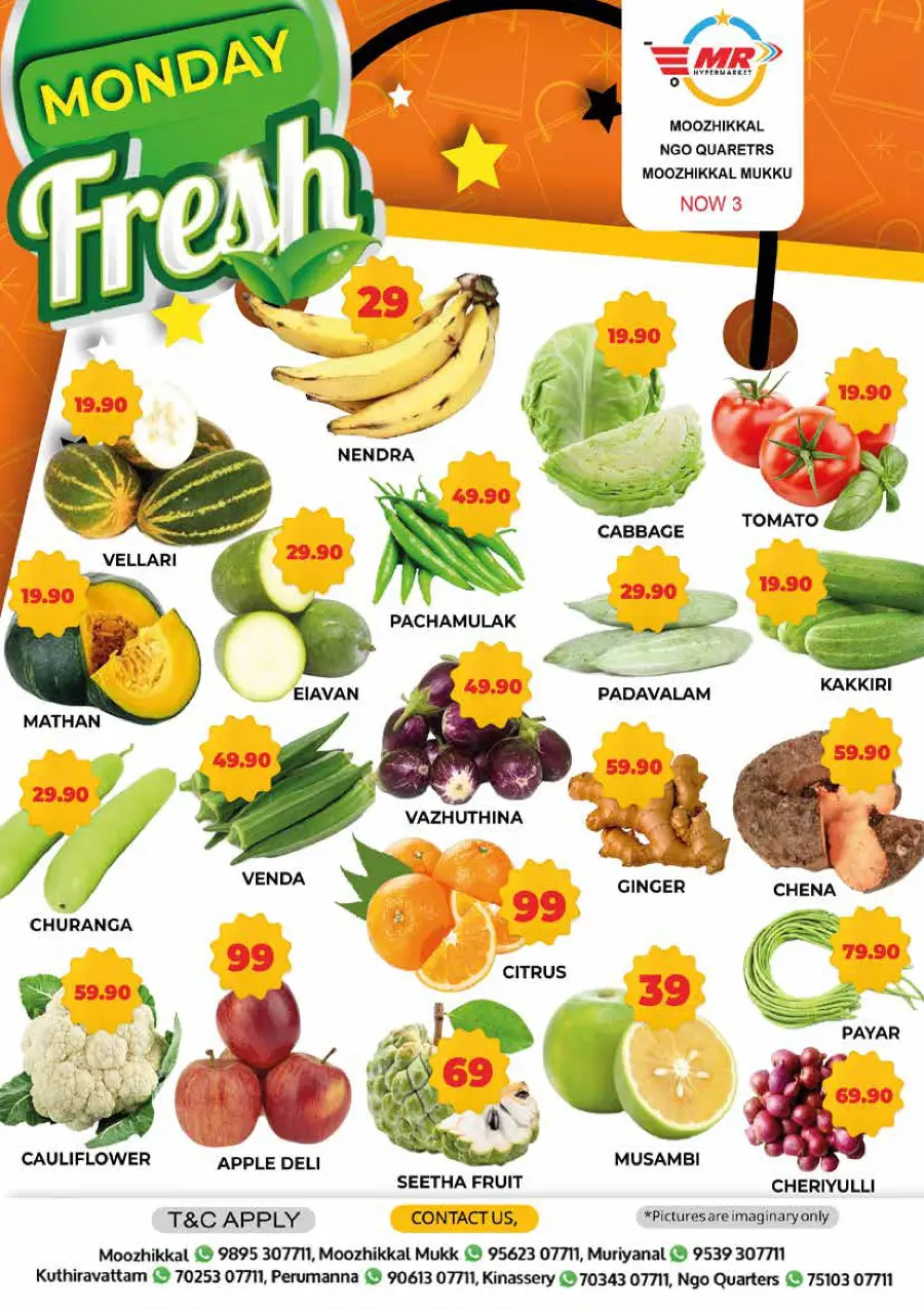 monday fresh In MR Hypermarket Calicut